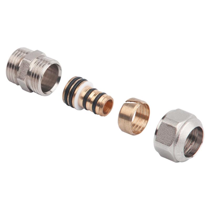 Обтискна муфта з зовнішньою різьбою