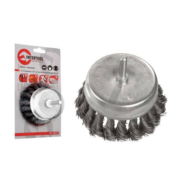 Щетки зачистные чашечные для дрелей