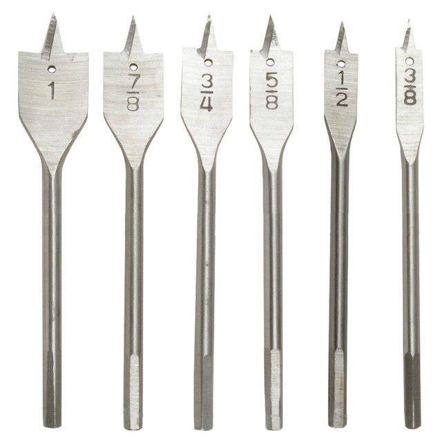 Сверла по дереву перьевые