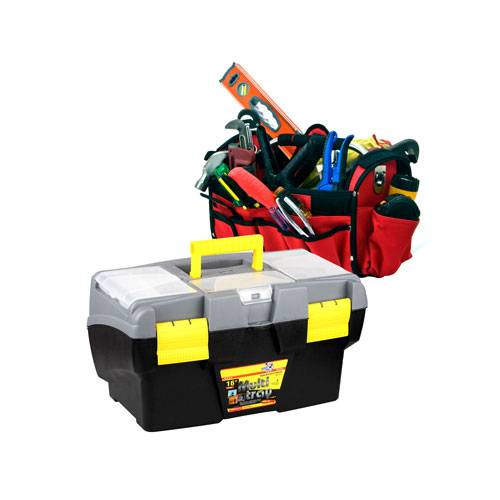 Ящики, сумки, пояса для инструментов