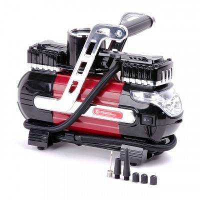 Будкрам купить Компрессор автомобильный 12В. Два цилиндра 30 мм INTERTOOL AC-0003