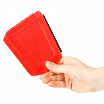 Будкрам купить Скребок автомобильный для стекла с водосгоном 12х12см INTERTOOL AT-0101 Скребок автомобильный для стекла с водосгоном 12х12см INTERTOOL AT-0101 3