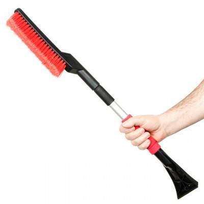 Будкрам купити Щітка зі скребком телескопічна 68-86см INTERTOOL AT-0118 Щітка зі скребком телескопічна 68-86см INTERTOOL AT-0118 7