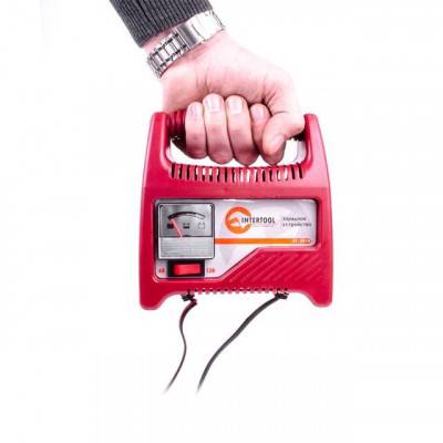 Будкрам купити Пристрій зарядний для акумуляторів 6/12 в INTERTOOL AT-3014 Пристрій зарядний для акумуляторів 6/12 в INTERTOOL AT-3014 3