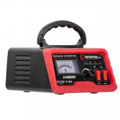 Будкрам купити Зарядний пристрій 6/12В, регулювання сили струму 0-10А, 230В INTERTOOL AT-3020 Зарядний пристрій 6/12В, регулювання сили струму 0-10А, 230В INTERTOOL AT-3020 3