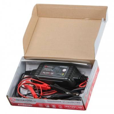 Будкрам купити Зарядний пристрій 6/12В, 2А, 230В, максимальна ємність акумулятора, що заряджається 1.2-60 А/год INTERTOOL AT-3022 Зарядний пристрій 6/12В, 2А, 230В, максимальна ємність акумулятора, що заряджається 1.2-60 А/год INTERTOOL AT-3022 5