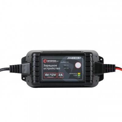 Будкрам купить Зарядное устройство 6/12В, 2А, 230В, максимальная емкость заряжаемого аккумулятора 1.2-60 а/ч INTERTOOL AT-3022