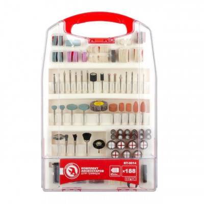 Будкрам купить Комплект аксессуаров для гравера WT-0516 и DT-0517 188 ед. INTERTOOL BT-0014