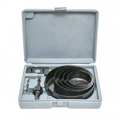 Будкрам купити Набір корончастих свердел по дереву складовою 64-127 мм 8 шт. INTERTOOL BT-0024 Набір корончастих свердел по дереву складовою 64-127 мм 8 шт. INTERTOOL BT-0024 2