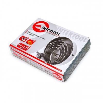 Будкрам купити Набір корончастих свердел по дереву складовою 64-127 мм 8 шт. INTERTOOL BT-0024 Набір корончастих свердел по дереву складовою 64-127 мм 8 шт. INTERTOOL BT-0024 3