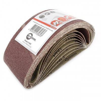 Будкрам купить Лента шлифовальная 75x457 мм, зерно 60, уп. 10 шт. INTERTOOL BT-0306