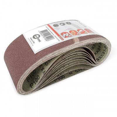 Будкрам купить Лента шлифовальная 75x457 мм, зерно 100, уп. 10 шт. INTERTOOL BT-0310