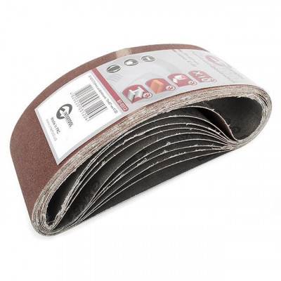 Будкрам купить Лента шлифовальная 75x457 мм, зерно 120, уп. 10 шт. INTERTOOL BT-0312
