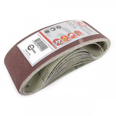 Будкрам купить Лента шлифовальная 75x533 мм, зерно 150, уп. 10 шт. INTERTOOL BT-0415