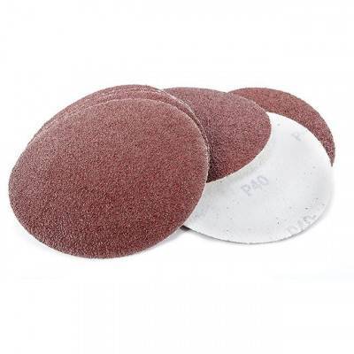 Будкрам купити Круг наждачний самоклеючий 125 мм, К40, уп. 10 од. INTERTOOL BT-0504