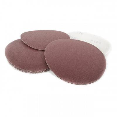 Будкрам купити Круг наждачний самоклеючий 125 мм, К120, уп. 10 од. INTERTOOL BT-0512