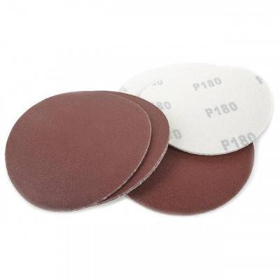 Будкрам купити Круг наждачний самоклеючий 125 мм, К180, уп. 10 од. INTERTOOL BT-0518