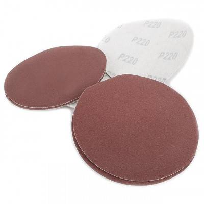 Будкрам купити Круг наждачний самоклеючий 125 мм, К220, уп. 10 од. INTERTOOL BT-0522