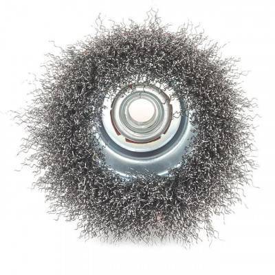 Будкрам купить Щетка чашечная 100 мм, для УШМ, М14 (витая проволока) INTERTOOL BT-1100 Щетка чашечная 100 мм, для УШМ, М14 (витая проволока) INTERTOOL BT-1100 6
