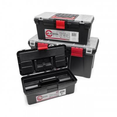 Будкрам купити Комплект ящиків для інструментів, 3 шт INTERTOOL BX-0003 Комплект ящиків для інструментів, 3 шт INTERTOOL BX-0003 3
