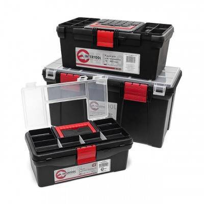 Будкрам купити Комплект ящиків для інструментів, 3 шт INTERTOOL BX-0003 Комплект ящиків для інструментів, 3 шт INTERTOOL BX-0003 5