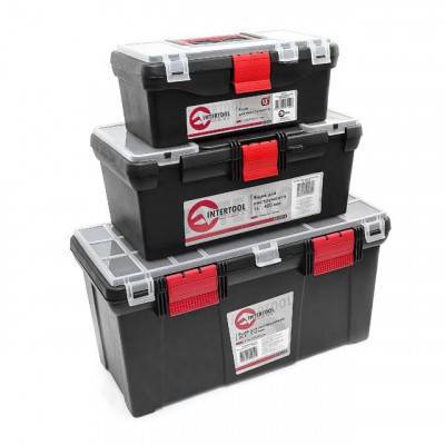 Будкрам купить Комплект ящиков для инструментов, 3 шт INTERTOOL BX-0003