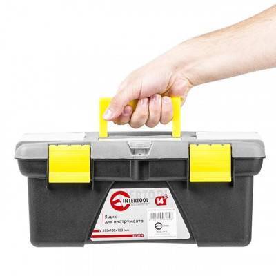 Будкрам купити Ящик для інструменту 14" 355*182*153ММ INTERTOOL BX-0314 Ящик для інструменту 14" 355*182*153ММ INTERTOOL BX-0314 9