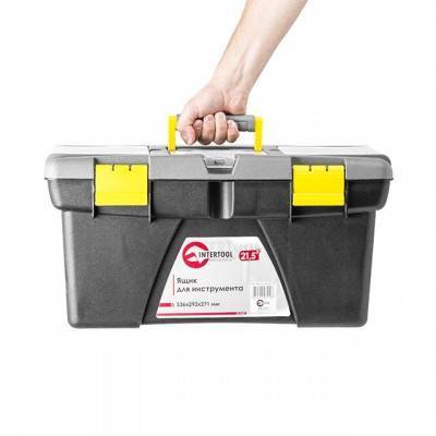 Будкрам купити Ящик для інструменту 21.5" 536*292*271ММ INTERTOOL BX-0321 Ящик для інструменту 21.5" 536*292*271ММ INTERTOOL BX-0321 10