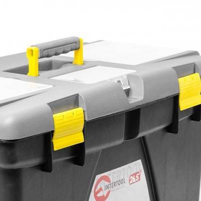 Будкрам купити Ящик для інструменту 26.5" 670*393*370мм INTERTOOL BX-0326 Ящик для інструменту 26.5" 670*393*370мм INTERTOOL BX-0326 9