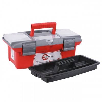 Будкрам купити Ящик для інструментів, 13 " 335X185X130 мм INTERTOOL BX-0413