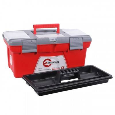 Будкрам купити Ящик для інструментів, 18 " 480X250X230 мм INTERTOOL BX-0418