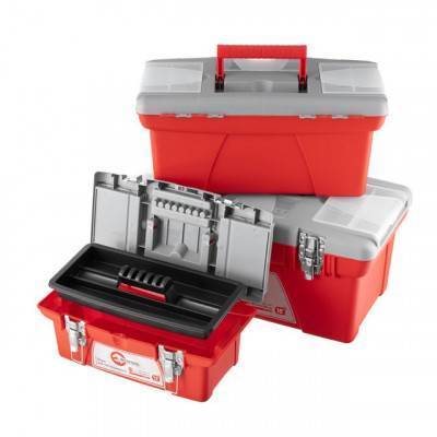 Будкрам купити Комплект ящиків для інструменту з метал. замком 3шт (BX-0513 13"/ BX-0516 16"/BX-0518 18" ) INTERTOOL BX-0503