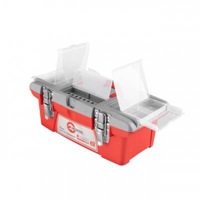 Будкрам купити Ящик для інструменту з металевими замками 13 " 335X185X130 мм INTERTOOL BX-0513 Ящик для інструменту з металевими замками 13 " 335X185X130 мм INTERTOOL BX-0513 7