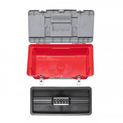 Будкрам купить Ящик для инструментов с металлическими замками, 18" 480x250x230 мм INTERTOOL BX-0518 Ящик для инструментов с металлическими замками, 18" 480x250x230 мм INTERTOOL BX-0518 5