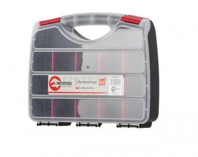 Будкрам купить Органайзер пластиковый, 12,5" 320x260x50 мм INTERTOOL BX-4001 Органайзер пластиковый, 12,5" 320x260x50 мм INTERTOOL BX-4001 2