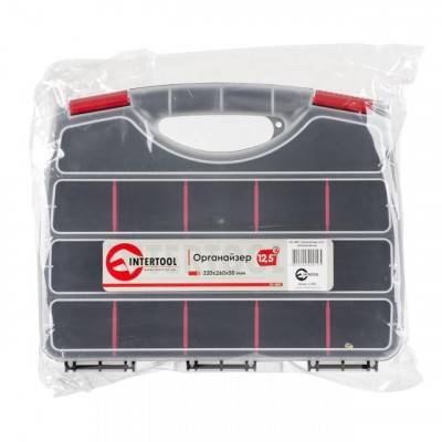Будкрам купить Органайзер пластиковый, 12,5" 320x260x50 мм INTERTOOL BX-4001 Органайзер пластиковый, 12,5" 320x260x50 мм INTERTOOL BX-4001 7