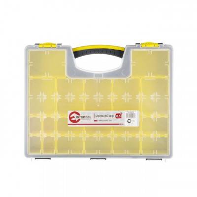 Будкрам купить Органайзер пластиковый, 16,5", 420x335x62 мм INTERTOOL BX-4009 Органайзер пластиковый, 16,5", 420x335x62 мм INTERTOOL BX-4009 2