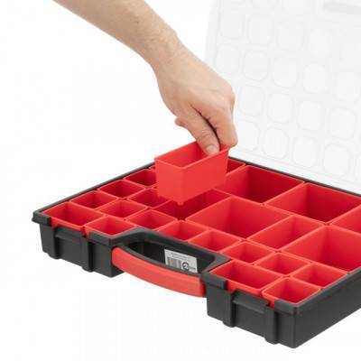 Будкрам купить Органайзер 16", 24 лотка, 41.5х33х6 cm INTERTOOL BX-4033 Органайзер 16", 24 лотка, 41.5х33х6 cm INTERTOOL BX-4033 3