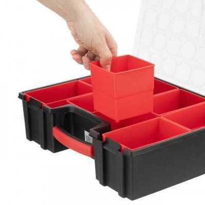 Будкрам купить Органайзер 16", 8 лотков, 41.5х33х11 cm INTERTOOL BX-4034 Органайзер 16", 8 лотков, 41.5х33х11 cm INTERTOOL BX-4034 3