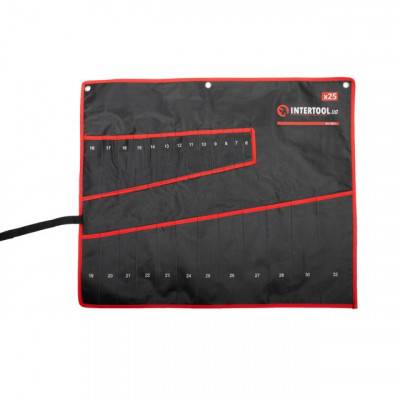 Будкрам купити Чохол для гайкових ключів 25 кишень INTERTOOL BX-9011