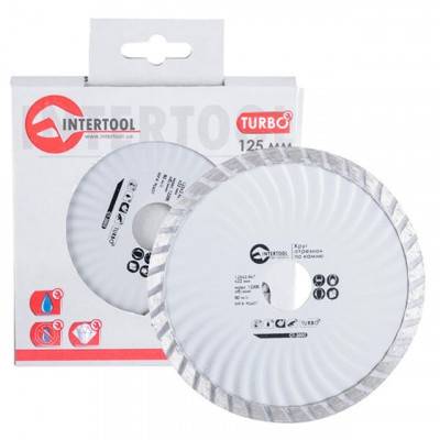 Будкрам купити Диск відрізний Turbo, алмазний 125 мм, 16-18% INTERTOOL CT-2002 Диск відрізний Turbo, алмазний 125 мм, 16-18% INTERTOOL CT-2002 2