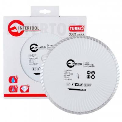 Будкрам купити Диск відрізний Turbo, алмазний 230 мм, 16-18% INTERTOOL CT-2005 Диск відрізний Turbo, алмазний 230 мм, 16-18% INTERTOOL CT-2005 2