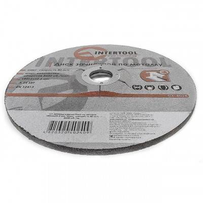 Будкрам купити Диск зачисний по металу 180X6X22, 2 мм INTERTOOL CT-4024 Диск зачисний по металу 180X6X22, 2 мм INTERTOOL CT-4024 2