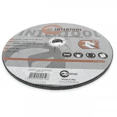 Будкрам купити Диск зачисний по металу 230X6X22, 2 мм INTERTOOL CT-4025 Диск зачисний по металу 230X6X22, 2 мм INTERTOOL CT-4025 2