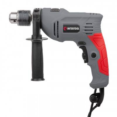 Будкрам купить Дрель ударная 600 Вт, 0-3000 об/мин, 1.5-13мм, реверс INTERTOOL DT-0109