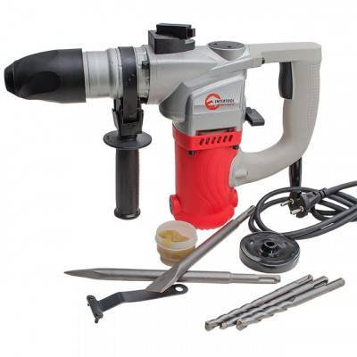 Будкрам купить Перфоратор SDS plus 1100 Вт, 850 об/мин, 4100 уд/мин, 3 режима, L-образная компоновка INTERTOOL DT-0182 Перфоратор SDS plus 1100 Вт, 850 об/мин, 4100 уд/мин, 3 режима, L-образная компоновка INTERTOOL DT-0182 3