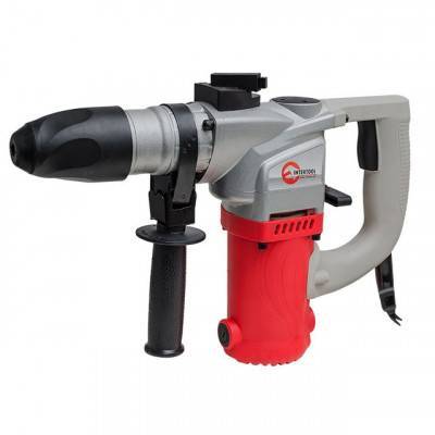 Будкрам купить Перфоратор SDS plus 1100 Вт, 850 об/мин, 4100 уд/мин, 3 режима, L-образная компоновка INTERTOOL DT-0182