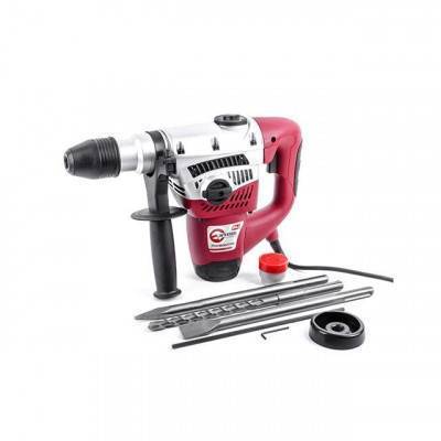 Будкрам купити Перфоратор SDSmax 1050Вт, 500об / хв, 3500удар/хв, 2 режими, кейс, аксесуари INTERTOOL DT-0195 Перфоратор SDSmax 1050Вт, 500об / хв, 3500удар/хв, 2 режими, кейс, аксесуари INTERTOOL DT-0195 6
