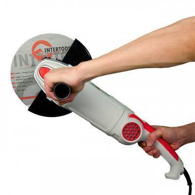 Будкрам купити Шліфмашина кутова 2000 Вт, 6500 об/хв, діаметр кола 230 мм, плавний пуск, поворотна рукоятка INTERTOOL DT-0290 Шліфмашина кутова 2000 Вт, 6500 об/хв, діаметр кола 230 мм, плавний пуск, поворотна рукоятка INTERTOOL DT-0290 7