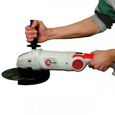 Будкрам купити Шліфмашина кутова 2000 Вт, 6500 об/хв, діаметр кола 230 мм, плавний пуск, поворотна рукоятка INTERTOOL DT-0290 Шліфмашина кутова 2000 Вт, 6500 об/хв, діаметр кола 230 мм, плавний пуск, поворотна рукоятка INTERTOOL DT-0290 8